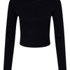 Women’s micro rib long sleeve baby t-shirt