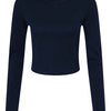 Women’s micro rib long sleeve baby t-shirt