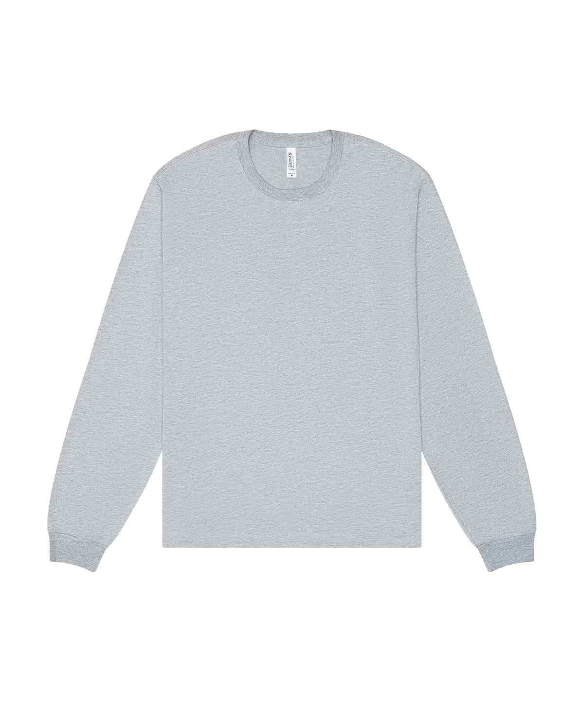 Unisex heavy boxy long sleeve tee