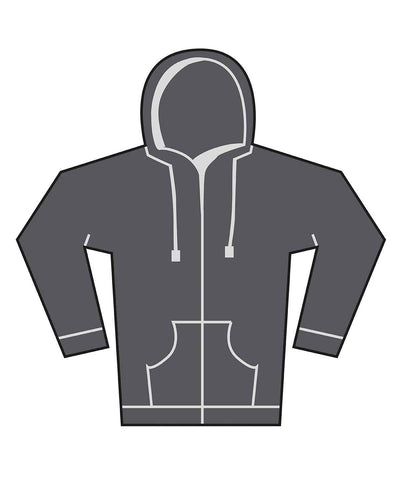 Unisex heavy full-zip hoodie