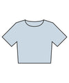 Women’s heavyweight washed cropped tee