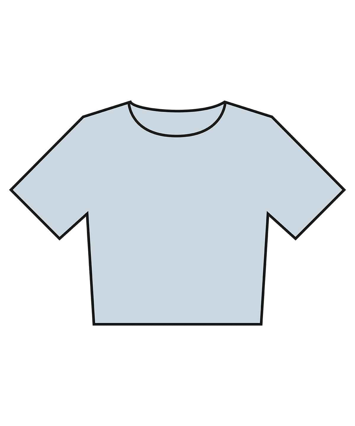 Women’s heavyweight washed cropped tee