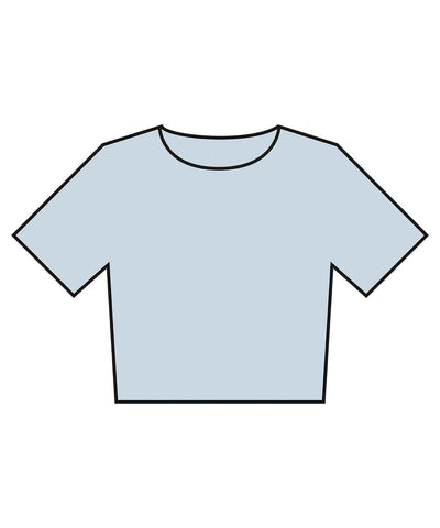 Women’s heavyweight washed cropped tee