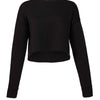 Women's cropped crew fleece