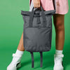 Twin handle roll-top backpack