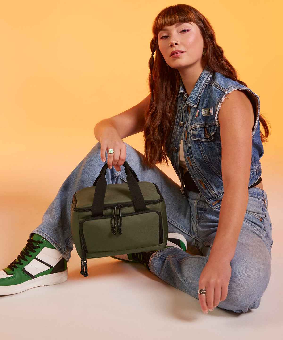 Recycled mini cooler bag