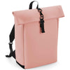 Matte PU rolltop backpack