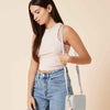 Boutique structured cross body bag