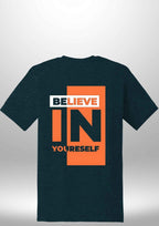 Red "Believe In Yourself" Luxe T-Shirt by Luxe Sensational