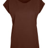 Women's extended shoulder tee
