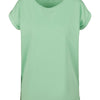 Women's extended shoulder tee