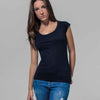 Women's back cut tee