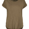 Women's long slub tee
