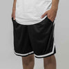 Two-tone mesh shorts