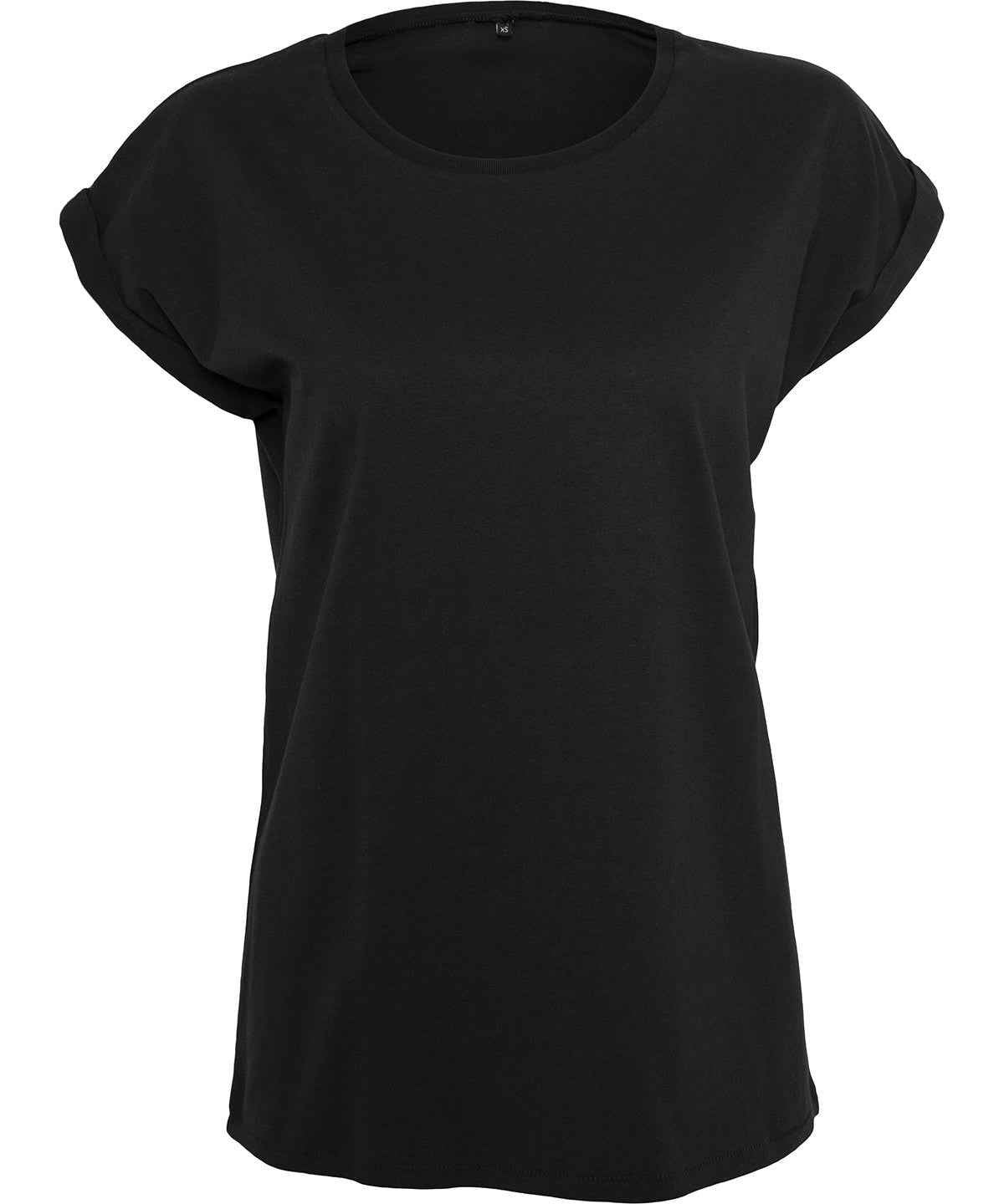 Women's organic extended shoulder tee