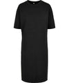 Women's organic oversizes slit tee dress