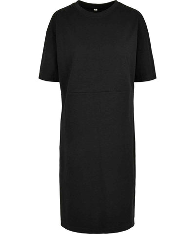 Women's organic oversizes slit tee dress