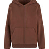 Women’s fluffy zip hoodie