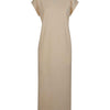  Women’s long extended shoulder dress
