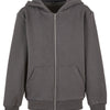 Kids fluffy zip hoodie