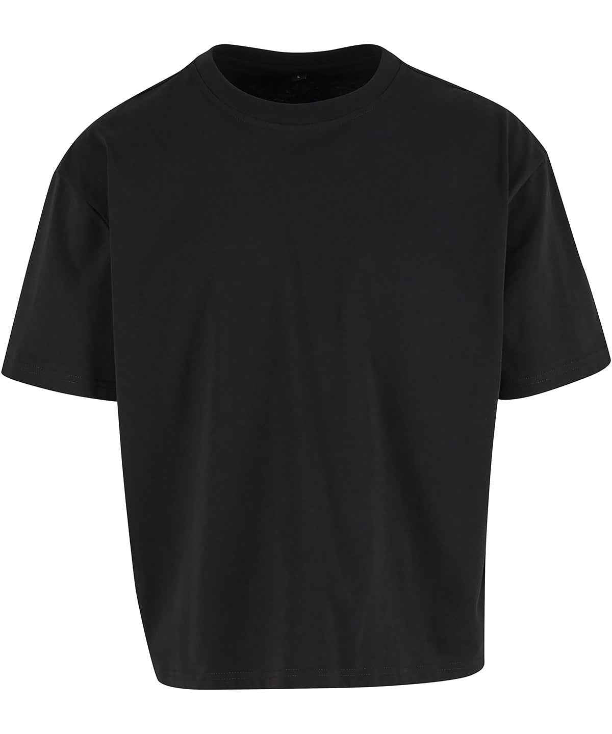 Cropped oversize tee