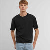 Cropped oversize tee