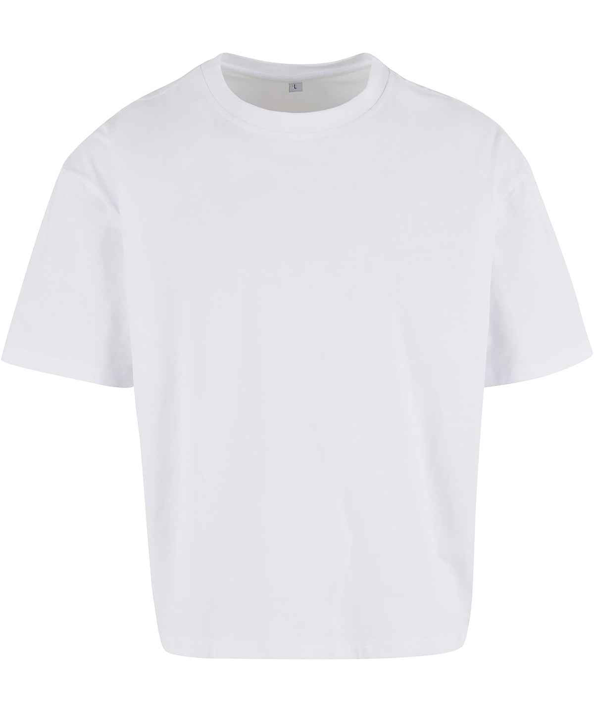 Cropped oversize tee