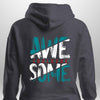 "awesome" Luxe Hoodie - Luxe Custom Designer