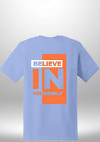 Red "Believe In Yourself" Luxe T-Shirt by Luxe Sensational