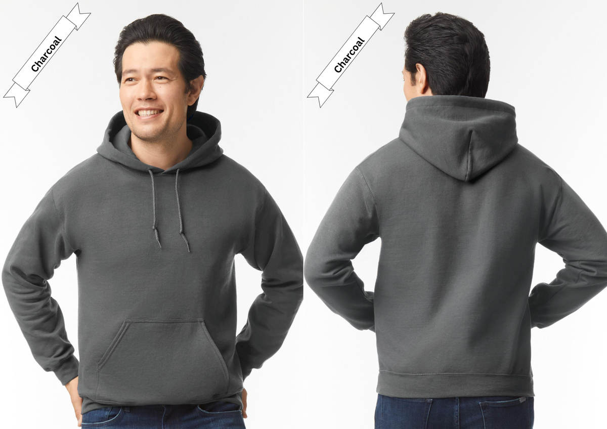 Charcoal Grey Hoodie by Luxe Sensational