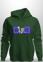 Blue "Believe" Luxe Hoodie by Luxe Sensational