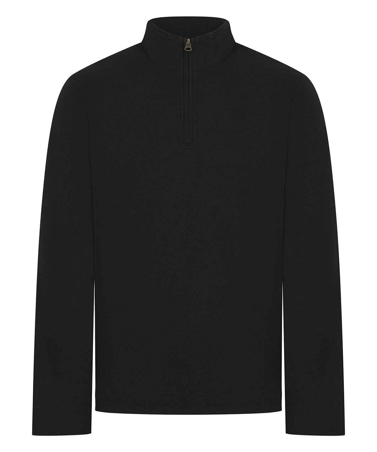 Premium piqué 1/4-zip top