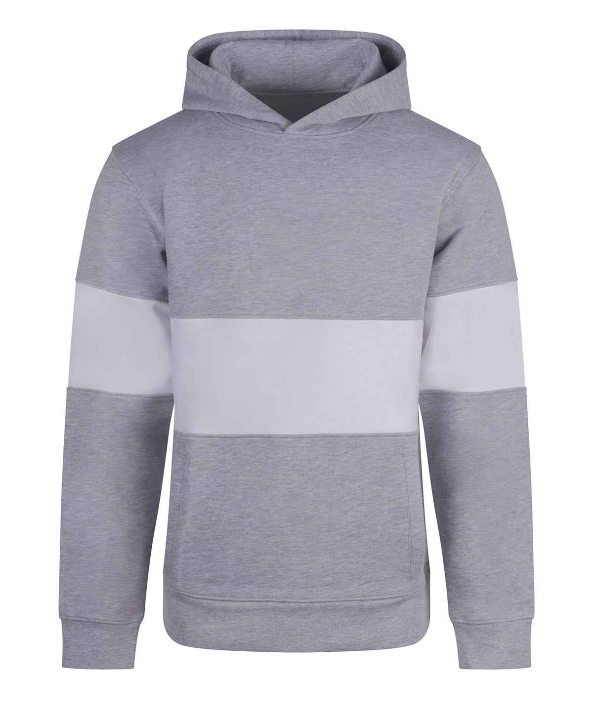 Heavyweight panelled hoodie