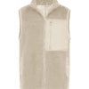 Recycled sherpa gilet