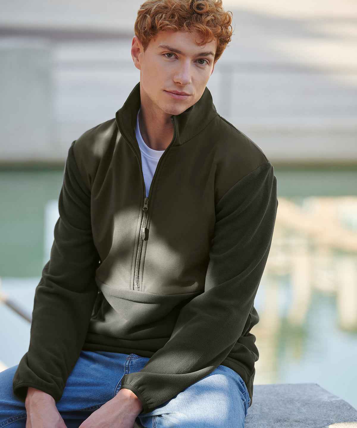 1/2-zip microfleece