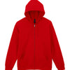 Softstyle™ midweight fleece adult full-zip hooded sweatshirt