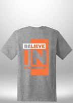 Red "Believe In Yourself" Luxe T-Shirt by Luxe Sensational