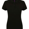 Women's micro-fine piqué polo shirt
