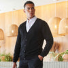 V-button cardigan