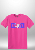 Blue "Believe" Luxe T-shirt by Luxe Sensational
