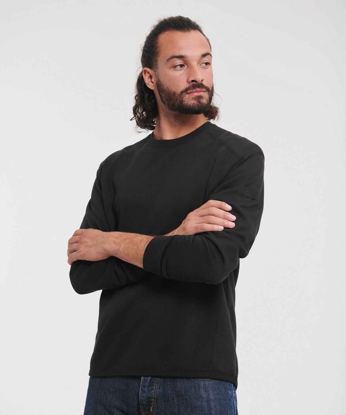 Heavy-duty crew neck sweatshirt