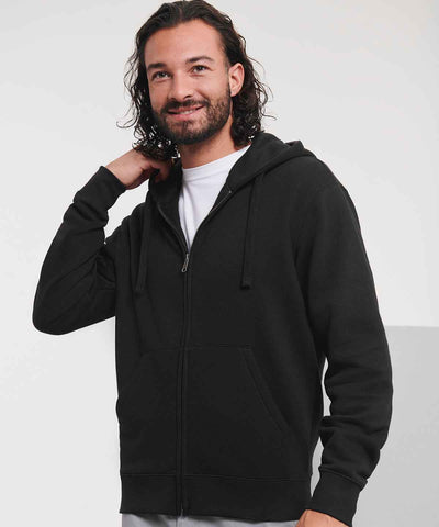 Authentic zipped hooded sweat