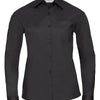 Women's long sleeve polycotton easycare poplin shirt