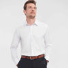 Long sleeve herringbone shirt