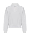 Women's cropped ¼-zip sweat