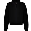 Women's cropped ¼-zip sweat