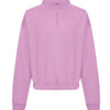 Women's cropped ¼-zip sweat