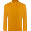 Long sleeve tipped 100 polo
