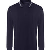 Long sleeve tipped 100 polo