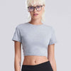 Women's triblend cropped T